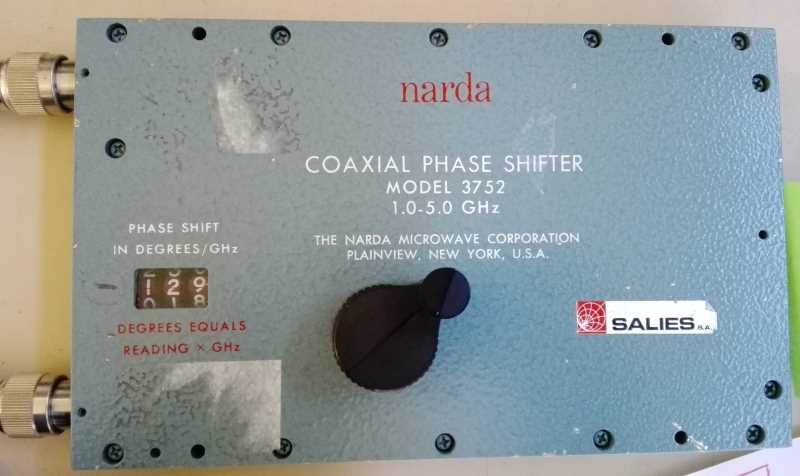 narda 3752 phase shifter